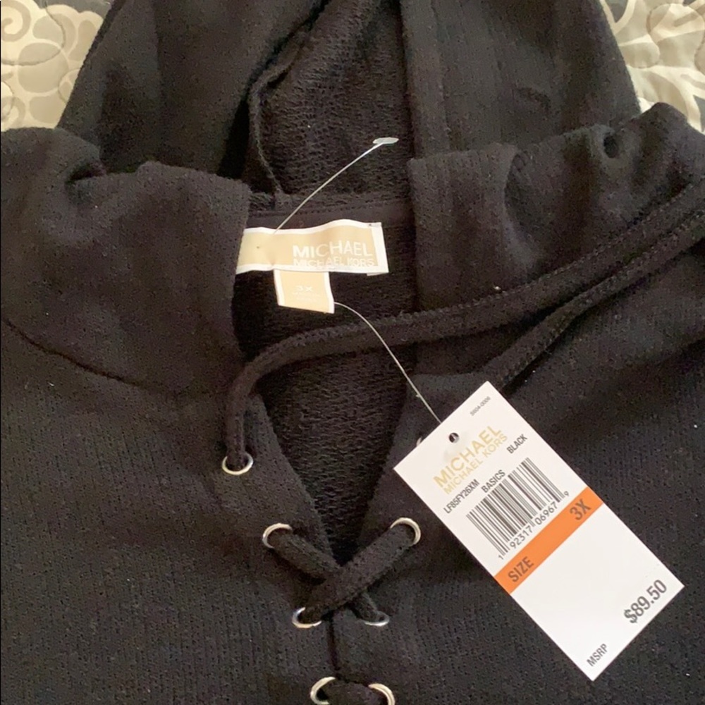 BRAND NEW WITH TAGS Michael Kors 3x Black Sweater
